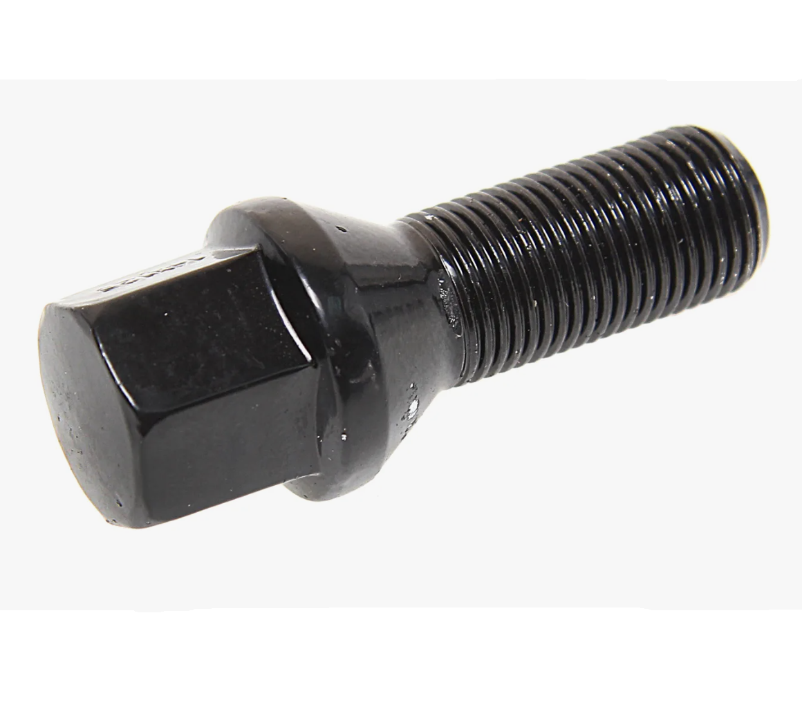 Болт колеса LS М14х1,25х28, ключ 17, конус, черный, J-966-08