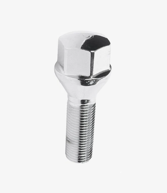 Болт колеса V М12х1,5х28, ключ 19, конус, хром, 1807-19 Cr