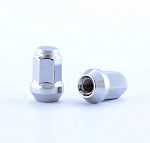 Гайка колеса закрытая LS M10х1,25, ключ 17, конус, хром, H-1976