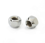 Гайка колеса открытая LS M12х1,25, ключ 21, конус, хром, JN-124