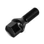 Болт колеса LS М12х1,5х27, ключ 17, конус, черный, J-954