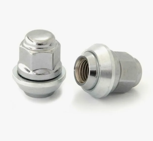 Гайка колеса закрытая LS M12х1,5, ключ 19, конус увеличенный с вращением, хром, 341145 Cr