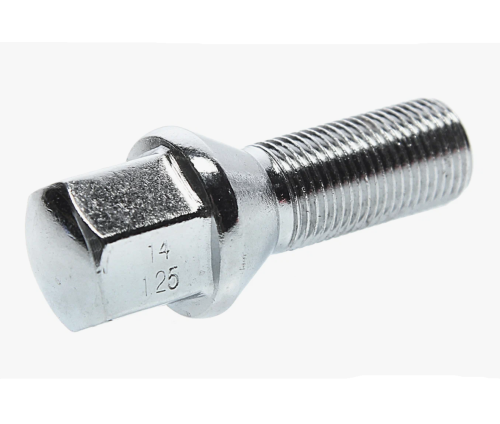 Болт колеса LS М14х1,25х28, ключ 17, конус, хром, H-966-08