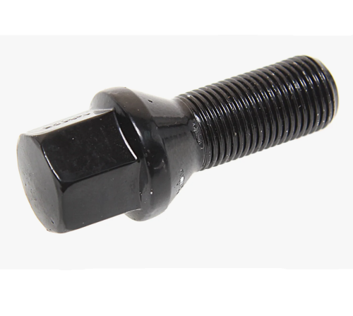 Болт колеса LS М14х1,25х28, ключ 17, конус, черный, J-966-08
