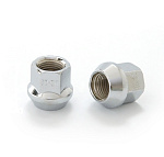 Гайка колеса открытая LS M14х1,5, ключ 17, конус, хром, H-2159