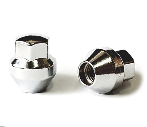 Гайка колеса закрытая LS M12х1,5, ключ 19, конус увеличенный, хром, 342145 Cr