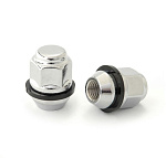 Гайка колеса закрытая V M12х1,5, ключ 21, конус, хром, 401445Hu Cr