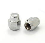 Гайка колеса закрытая LS M12х1,25, ключ 19, конус, хром, H-1206S-19H