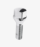 Болт колеса V М12х1,5х28, ключ 19, конус, хром, 1807-19 Cr