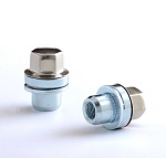 Гайка колеса закрытая LS M14х1,5, ключ 22, пресс-шайба, хром, H-818-01