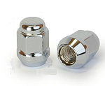 Гайка колеса закрытая LS M12х1,25, ключ 19, конус, хром, H-2006S