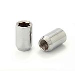 Гайка колеса открытая LS M12х1,25, внутренний шестигранный ключ , конус, хром, H-98-0116