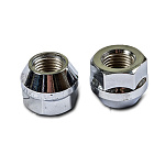 Гайка колеса открытая LS M14х1,5, ключ 21, конус, хром, H-1759