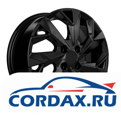 Диск Carwel Вага 5.5x14 4/98 ET35 D58.5 Black