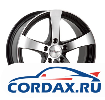 Диск Dezent RE black 8x17 5/120 ET30 D72.6 BFP