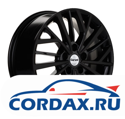 Диск Carwel Токо 7x17 5/114.3 ET53 D67.1 Black
