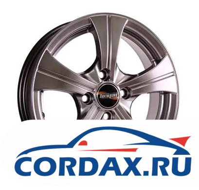 Диск Tech Line 410 5.5x14 4/98.00 ET32 D58.6 Platinum