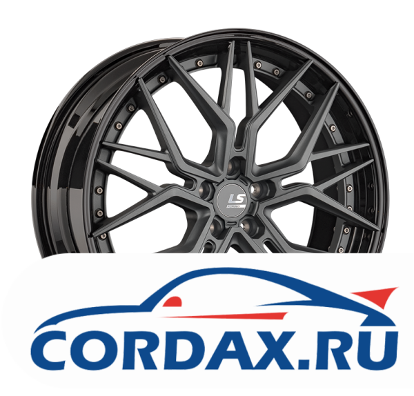 Диск LS Forged LS FG35 9x22  5/120 ET43 D72,6 MGM/BK