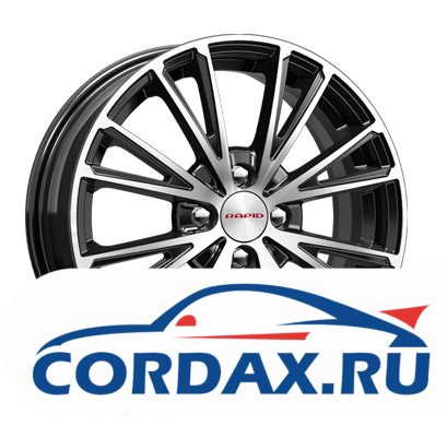 Диск КиК Меандр 6x16 4/114.3 ET40 D67.1 GBFP