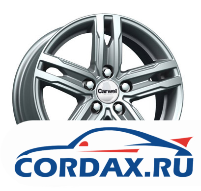 Диск Carwel Волга 6x15 5/114.3 ET39 D67.1 S