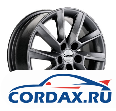 Диск Carwel Иманта 6x16 5/100 ET45 D57.1 Grey