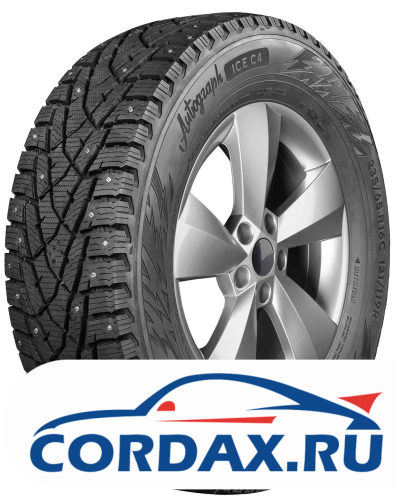 Зимняя шина Ikon 225/65 R16C Autograph Ice C4 112/110R Шипы
