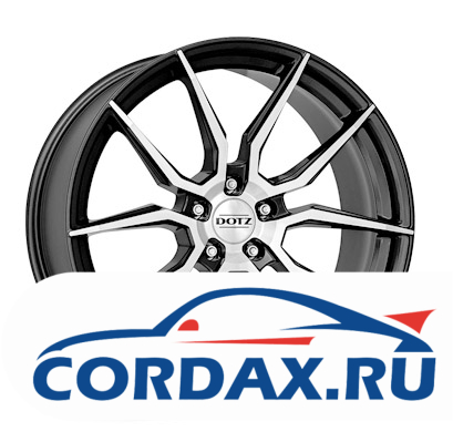 Диск Dotz Misano dark 7.5x17 5/108.00 ET48 D70.1 HBFP