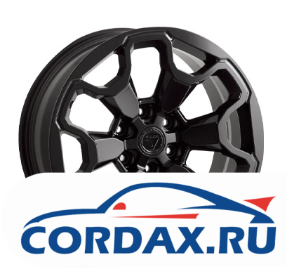 Диск Vissol F-1656 9x20 6/139.7 ET10 D77.8 SatinBlack