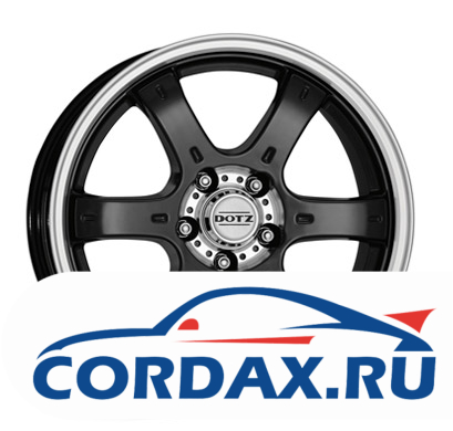 Диск Dotz Crunch 8x17 6/114.3 ET30 D66.1 BKL