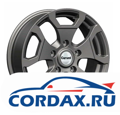Диск Carwel Нива-17 6.5x17 5/139.7 ET35 D98.5 Grey
