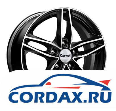 Диск Carwel Тау 6.5x16 5/100 ET38 D57.1 BFP