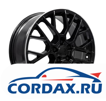 Диск KHOMEN WHEELS 1818 7x18 5/108 ET33 D60.1 BKL