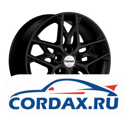Диск Carwel Сошно 7x17 5/114.3 ET49 D67.1 Black