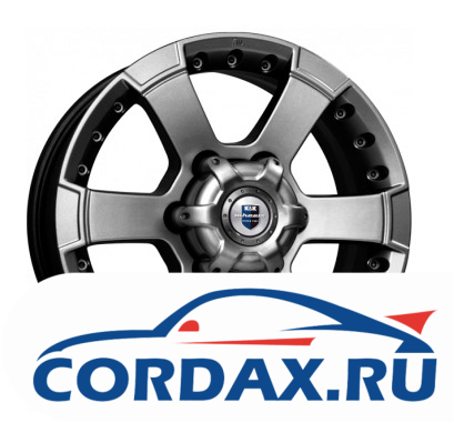 Диск КиК M56 7x16 6/139.7 ET38 D67.1 HB
