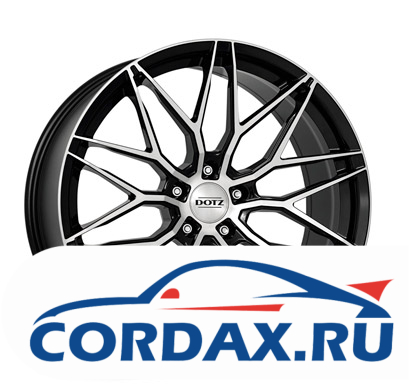 Диск Dotz Suzuka dark 8x18 5/112 ET40 D70.1 BFP