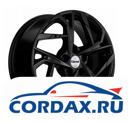 Диск Carwel Цаган 7x17 5/114.3 ET49 D67.1 Black