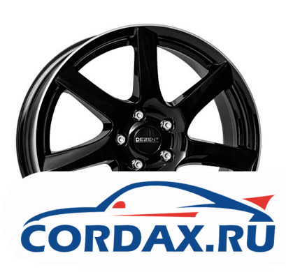 Диск Dezent TW dark 8x18 5/108 ET40 D70.1 BKL