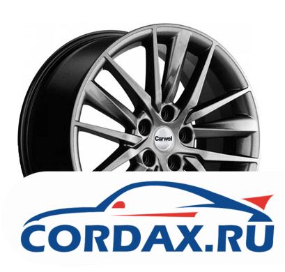 Диск Carwel Алдан 8x18 5/114.3 ET50 D60.1 Grey