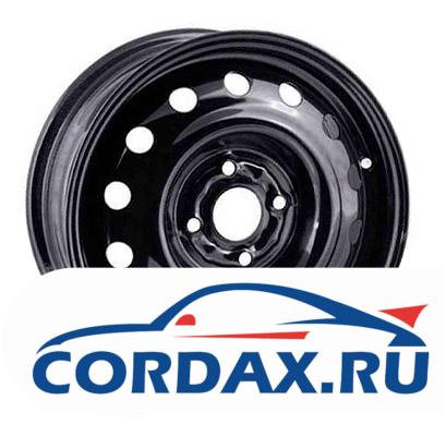 Диск TREBL R-1676 6.5x16 4/100 ET37 D60.1 Black