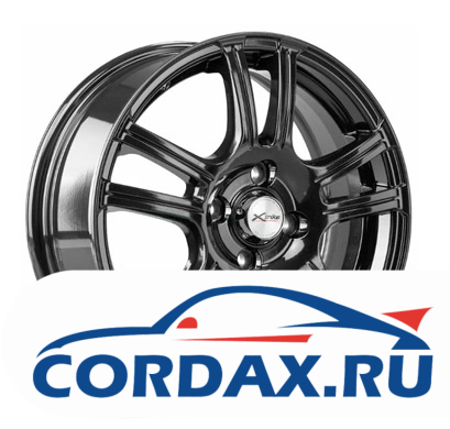 Диск X-trike X-105M 6.0x15 4/100.00 ET45 D60.1 Black