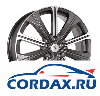 Диск Premium Series КР013 Tiguan 7x19 5/112 ET43 D57.1 GlossGrapfp