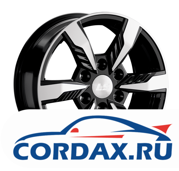 Диск LS LS 1301 7,5x17  6/139,7 ET35 D67,1 BKF