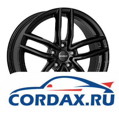 Диск Dezent TR black 7x17 5/112 ET38 D70.1 Black