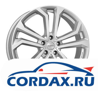 Диск Dezent TA silver 7.5x18 5/108 ET52.5 D63.4 S