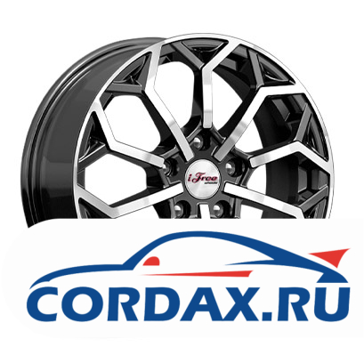 Диск iFree Спейс-Нидл 6.5x16 5/100 ET38 D67.1 BFP