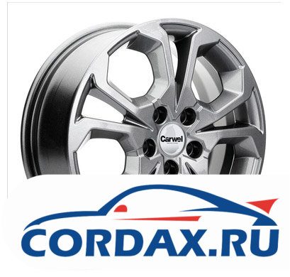 Диск Carwel Шира 6.5x17 5/114.3 ET50 D64.1 Grey