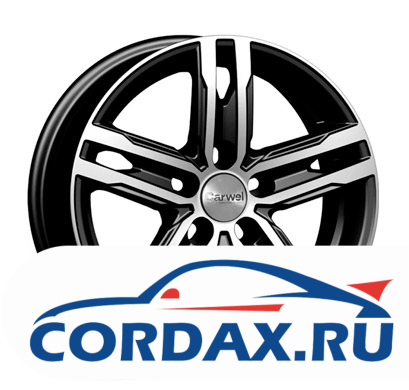 Диск Carwel Волга 6x15 5/100 ET43 D57.1 BFP