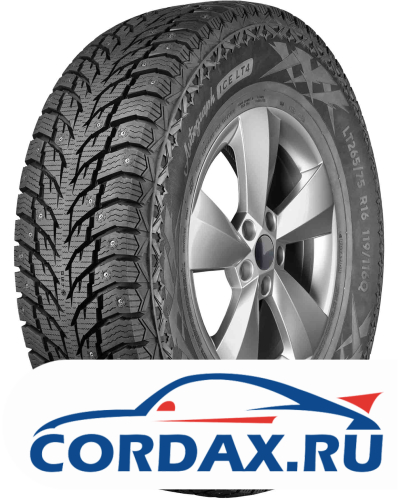 Зимняя шина Ikon 265/70 R17 Autograph Ice LT4 121/118Q Шипы
