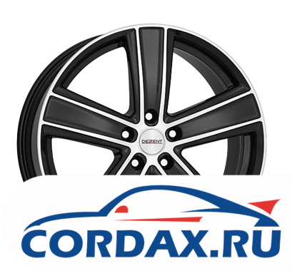 Диск Dezent TH dark 8.5x19 5/108 ET45 D70.1 BFP