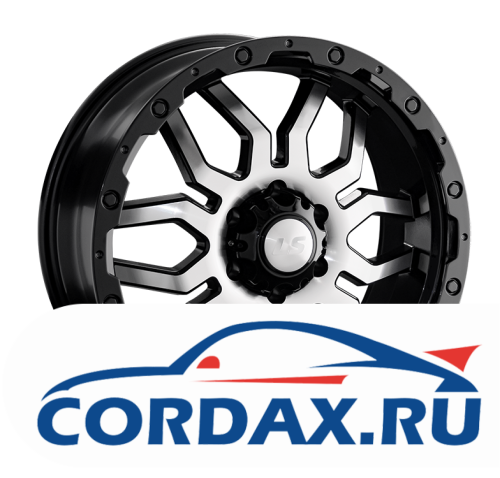 Диск LS LS 1285 7,5x17  6/139,7 ET30 D106,1 BKF